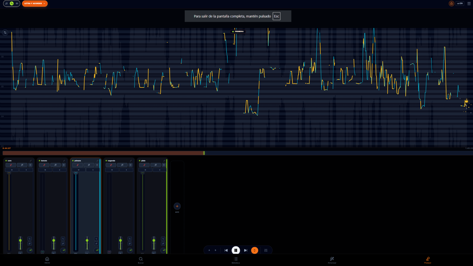 AI Harmony Engine Interface