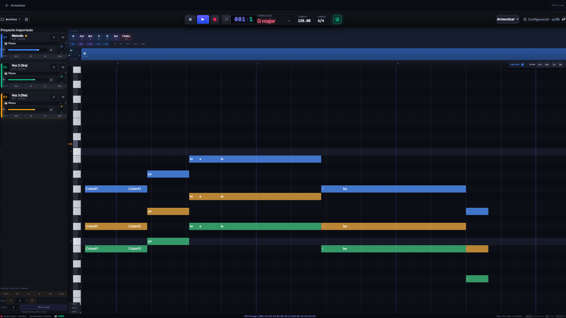 VocalHarmony Pro - Laptop