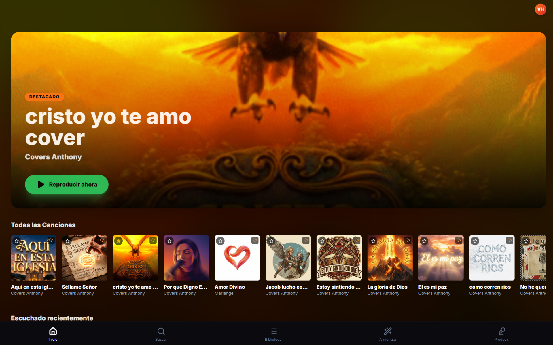 VocalHarmony Pro - Tablet